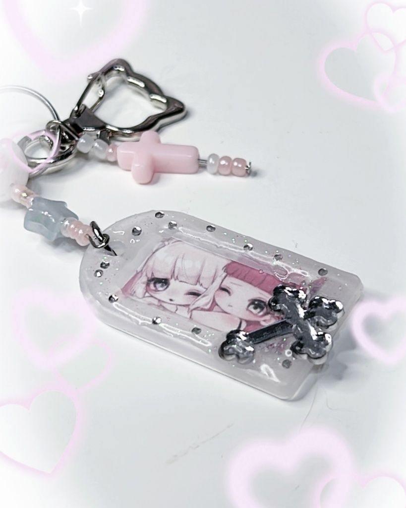 なかよしネームタグキーホルダー