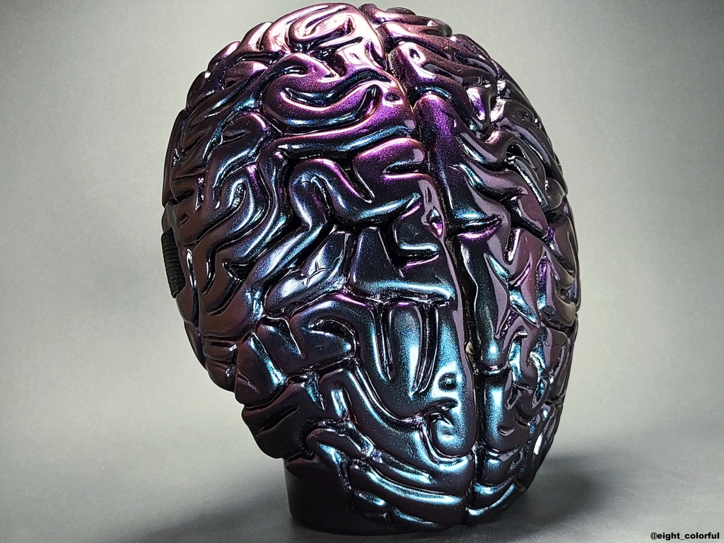 脳面ver.2.0(偏光カラー/青紫×赤紫)