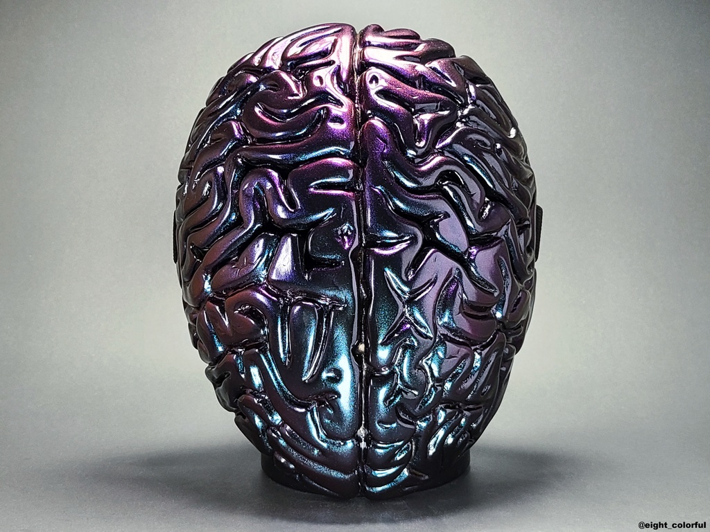 脳面ver.2.0(偏光カラー/青紫×赤紫)