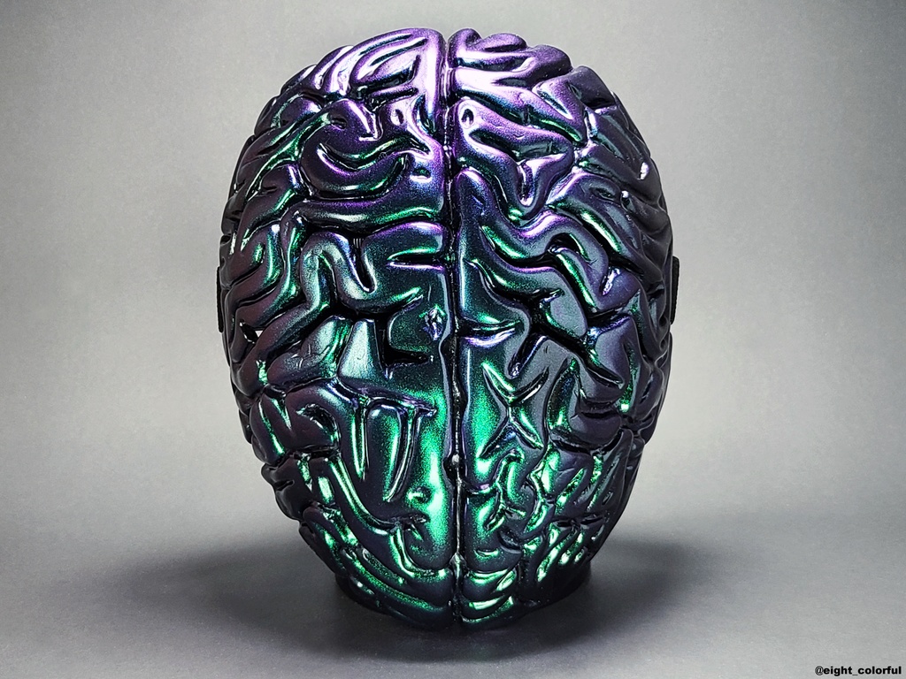 脳面ver.2.0(偏光カラー/緑×紫)