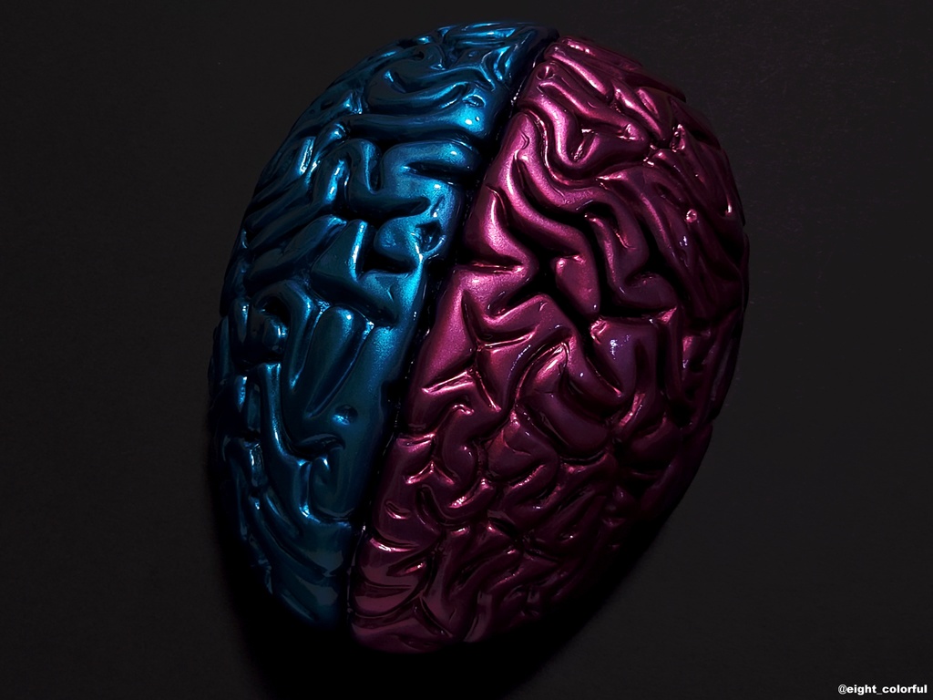 脳面ver.2.0(ツートン/メタリックアクア×メタリックピンク)