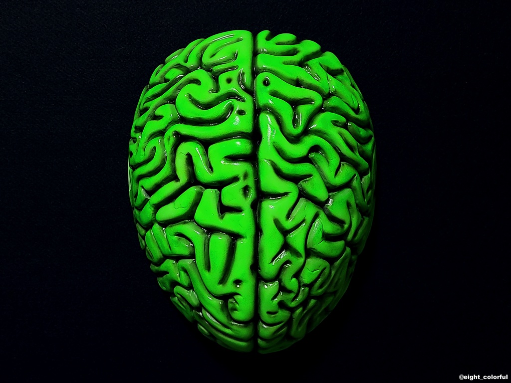 脳面ver.2.0(蛍光カラー/グリーン)