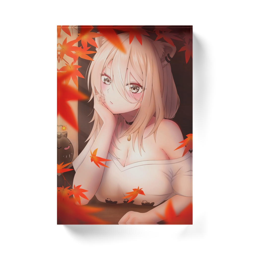 【非公式】獅白ぼたん×紅葉 アクリルブロック