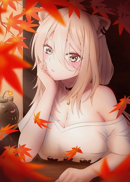 【非公式】獅白ぼたん×紅葉 Tシャツ