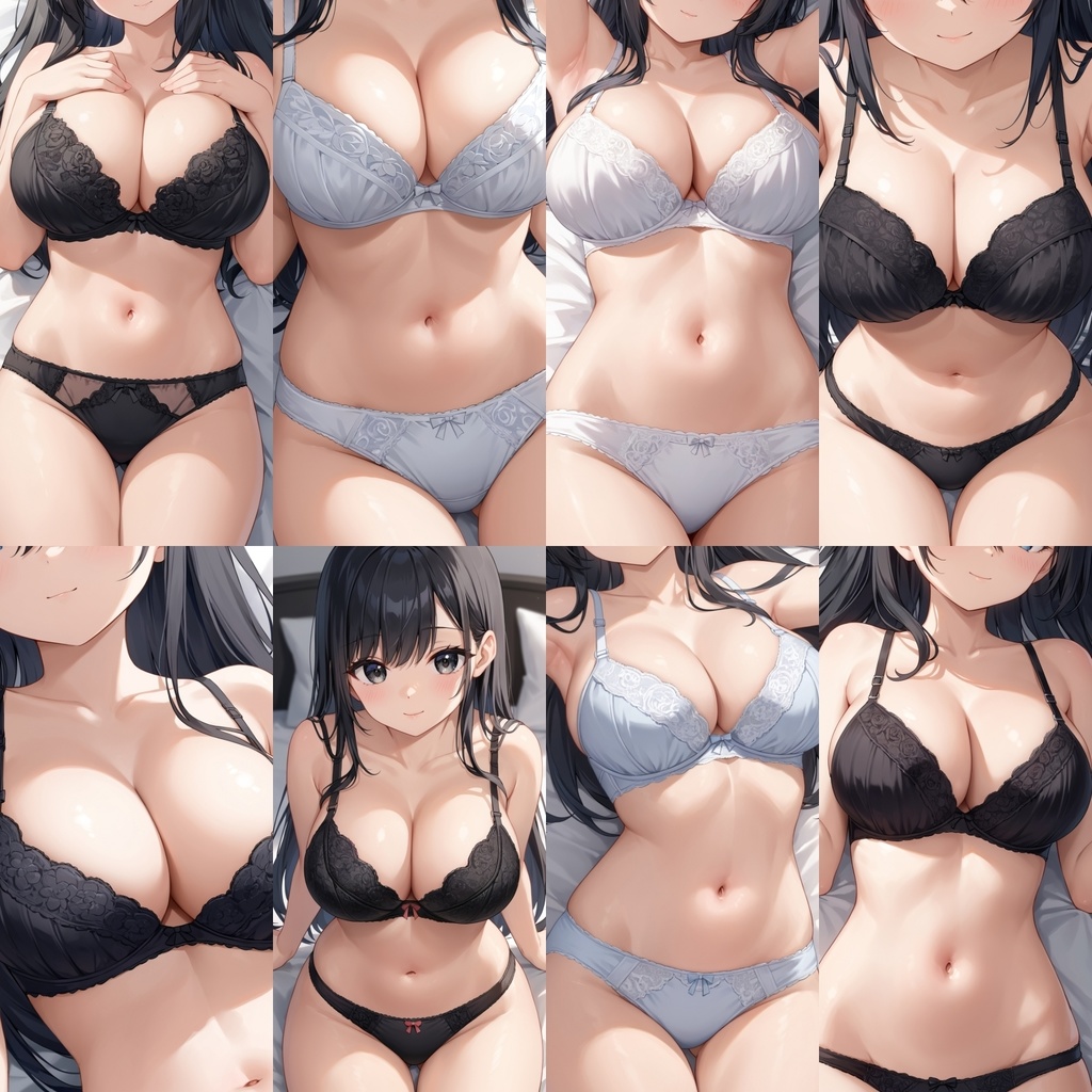 -ベッド編-巨乳セフレの近距離下着 Vol.3【250枚】