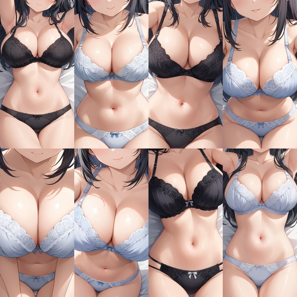 -ベッド編-巨乳セフレの近距離下着 Vol.3【250枚】