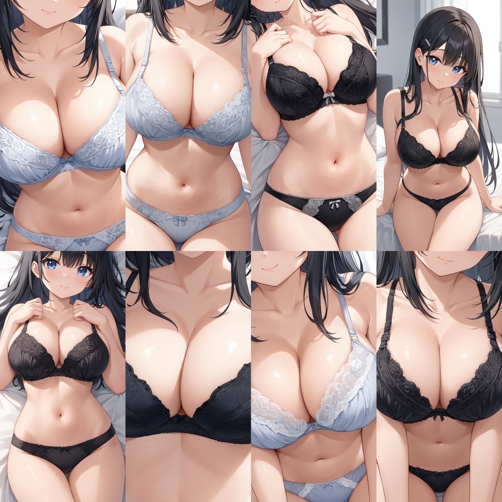 -ベッド編-巨乳セフレの近距離下着 Vol.4【250枚】