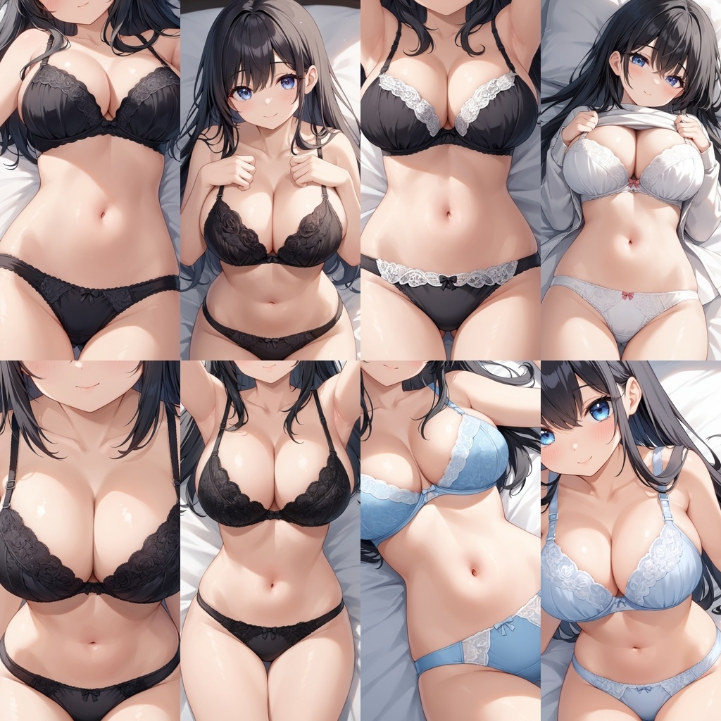 -ベッド編-巨乳セフレの近距離下着 Vol.4【250枚】