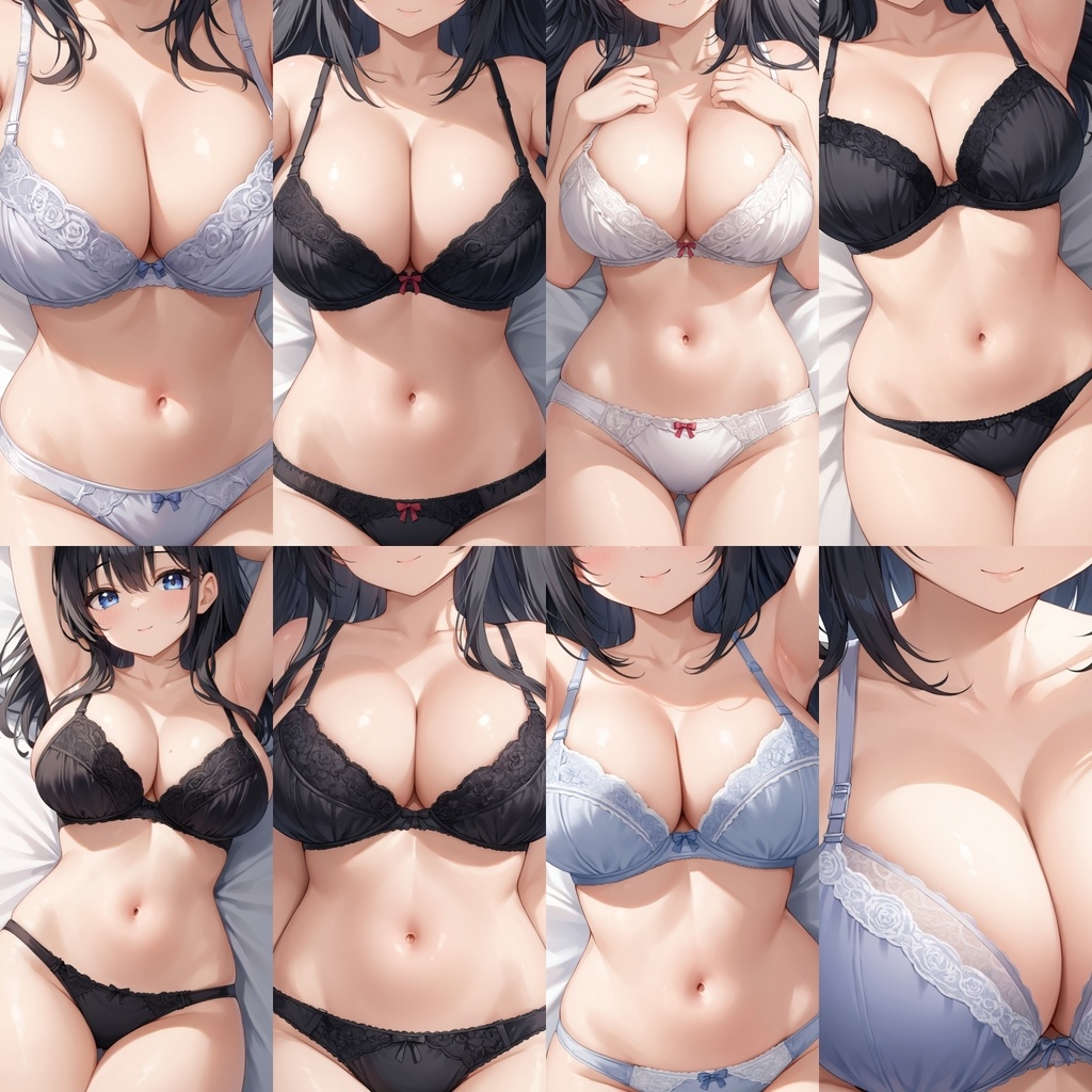 -ベッド編-巨乳セフレの近距離下着 Vol.4【250枚】