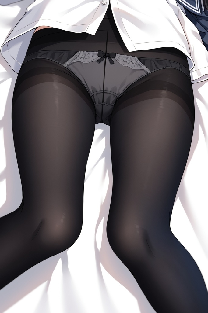 制服女子の黒タイツパンチラ Vol.9【150枚】