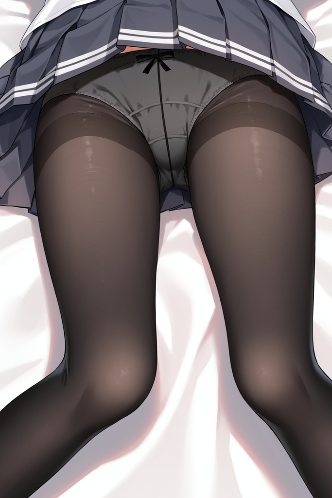 制服女子の黒タイツパンチラ Vol.10【150枚】