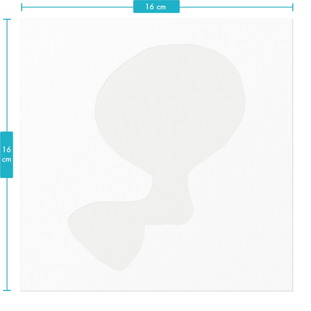 オバケ01番ちゃん大きめステッカー