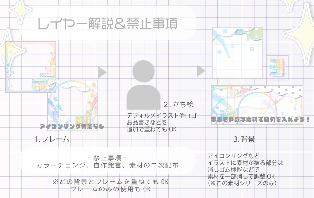 【周年記念】IRIAMサムネ返礼素材セット|商用利用OK・高解像度