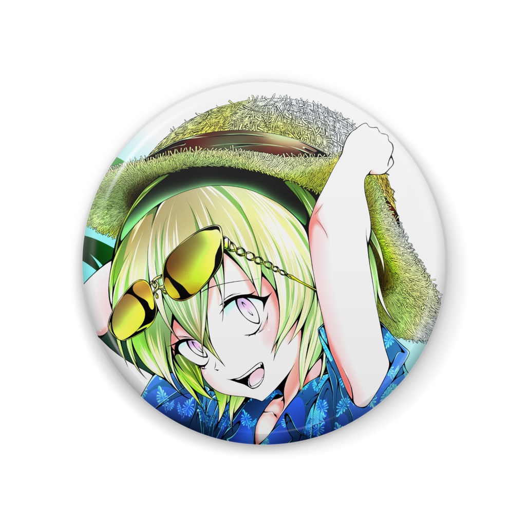 【缶バッチ57mm】バカンスぺこら様缶バッチ