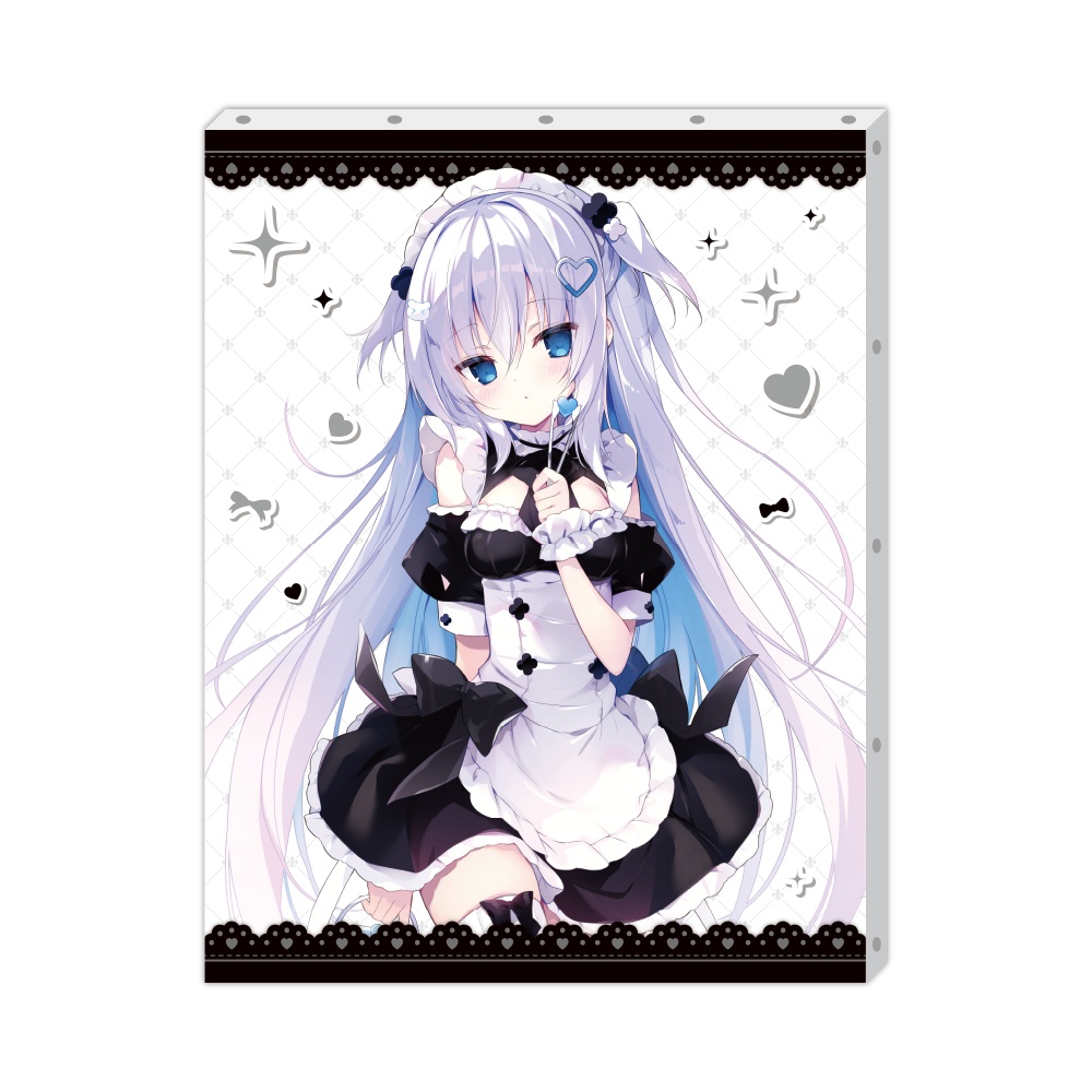 サイン入りF6キャンバスアート　muku