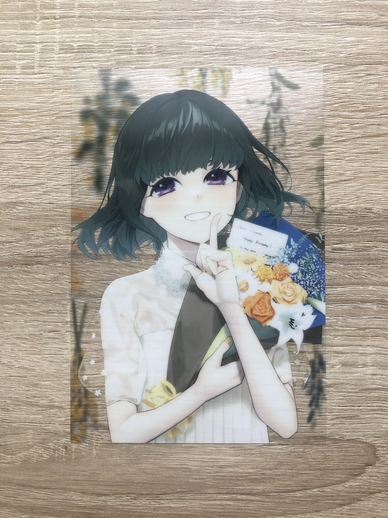 クリアポストカード - bouquet / PERGAMENT GARTEN