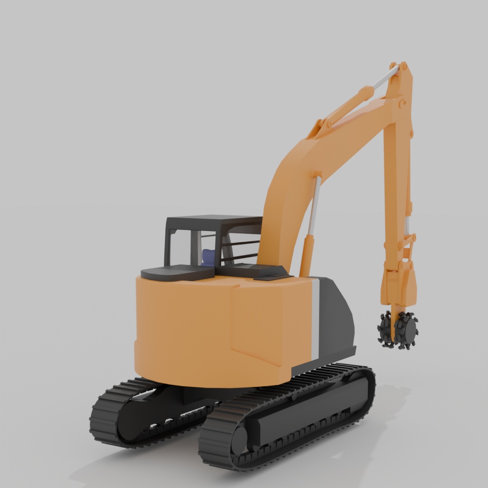 油圧ショベル_切削カッター仕様