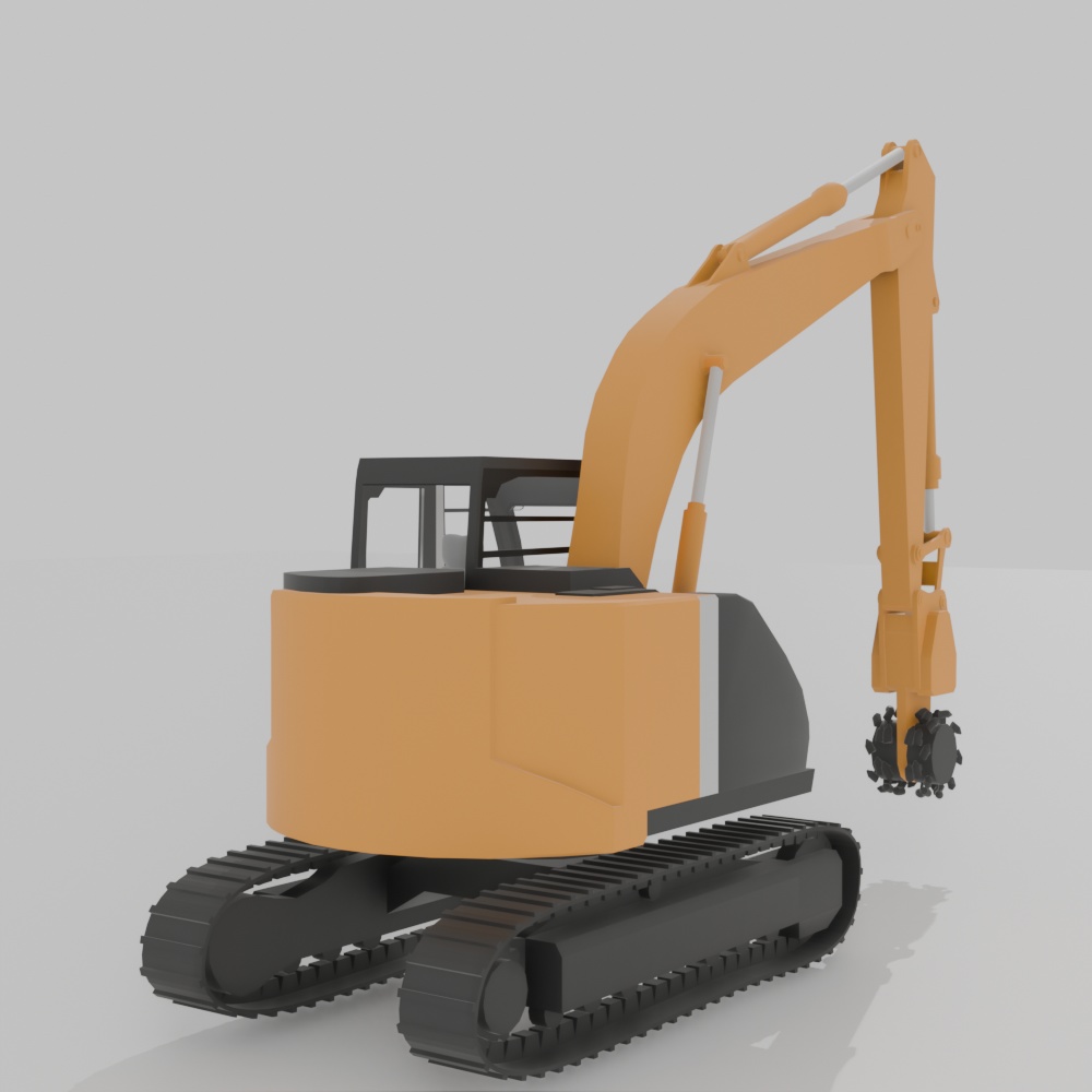 油圧ショベル_切削カッター仕様