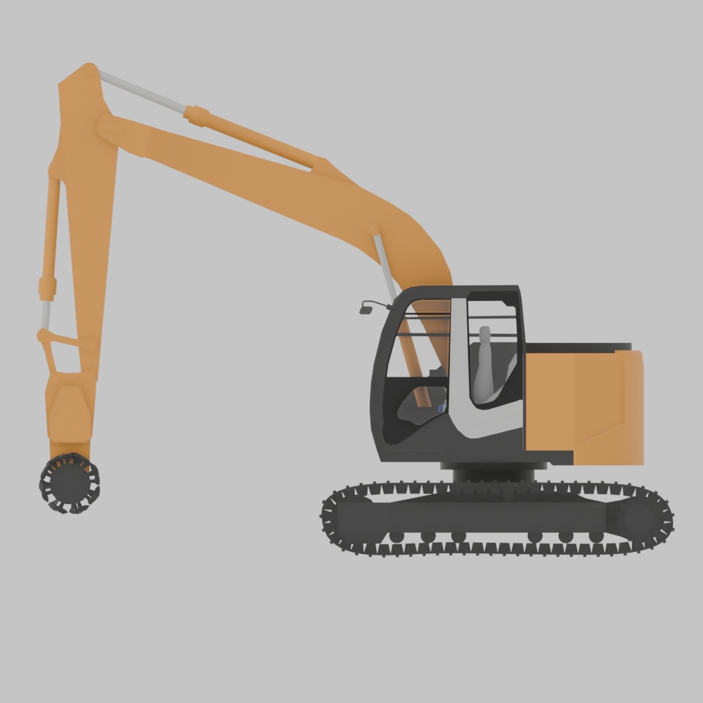 油圧ショベル_切削カッター仕様