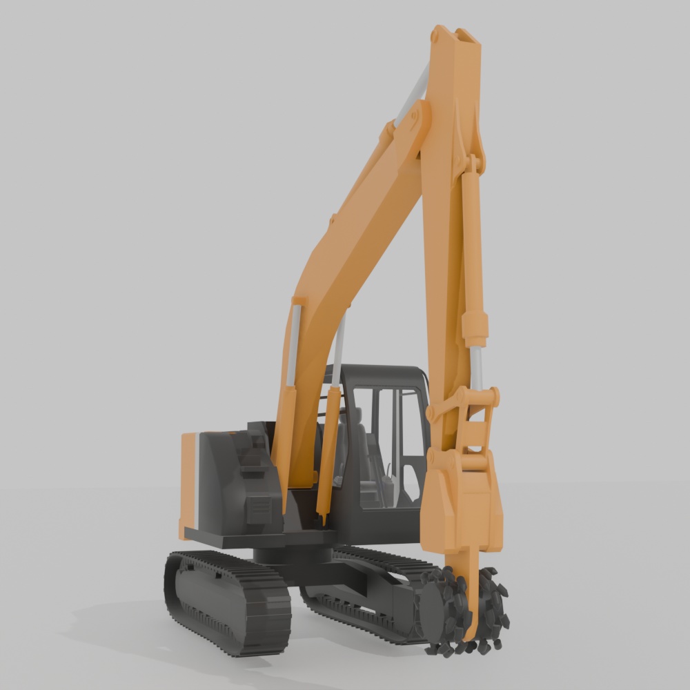 油圧ショベル_切削カッター仕様