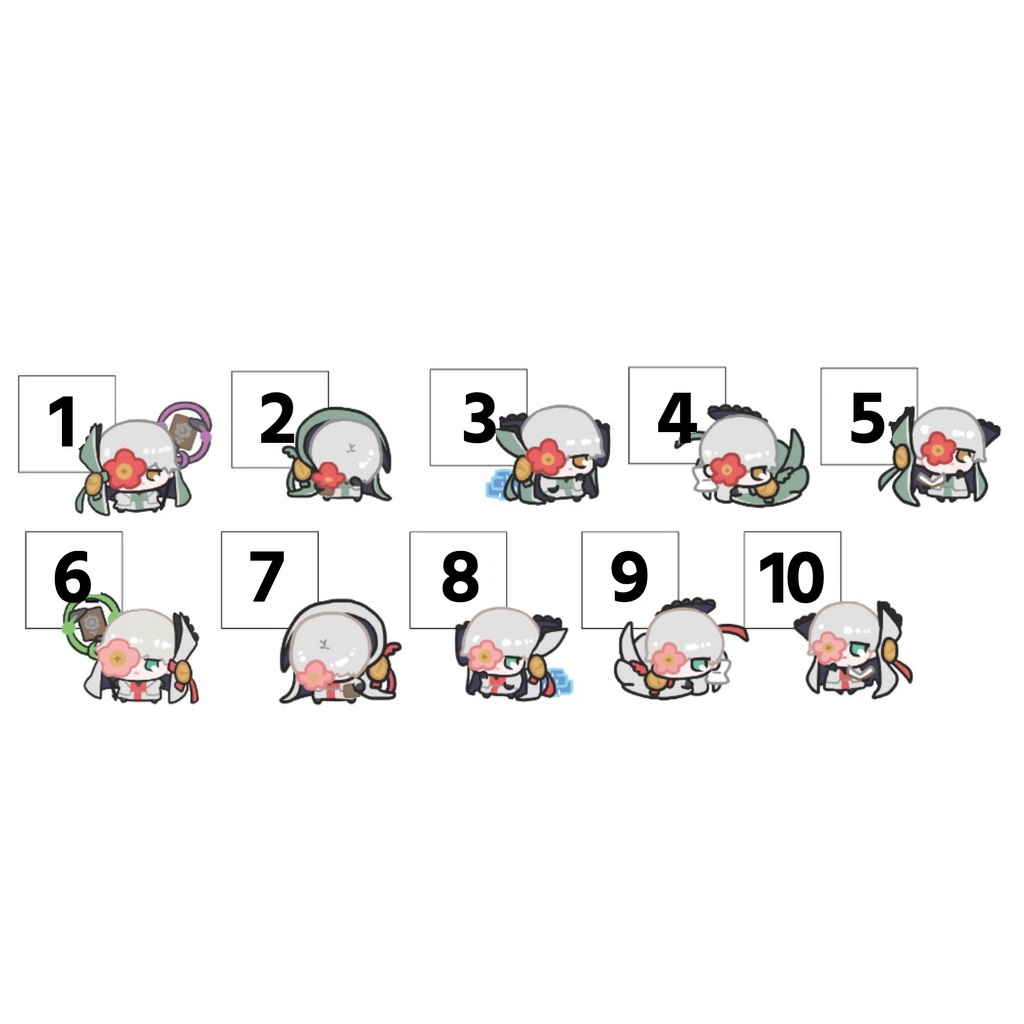 自立ミニアクリルスタンド/10種類