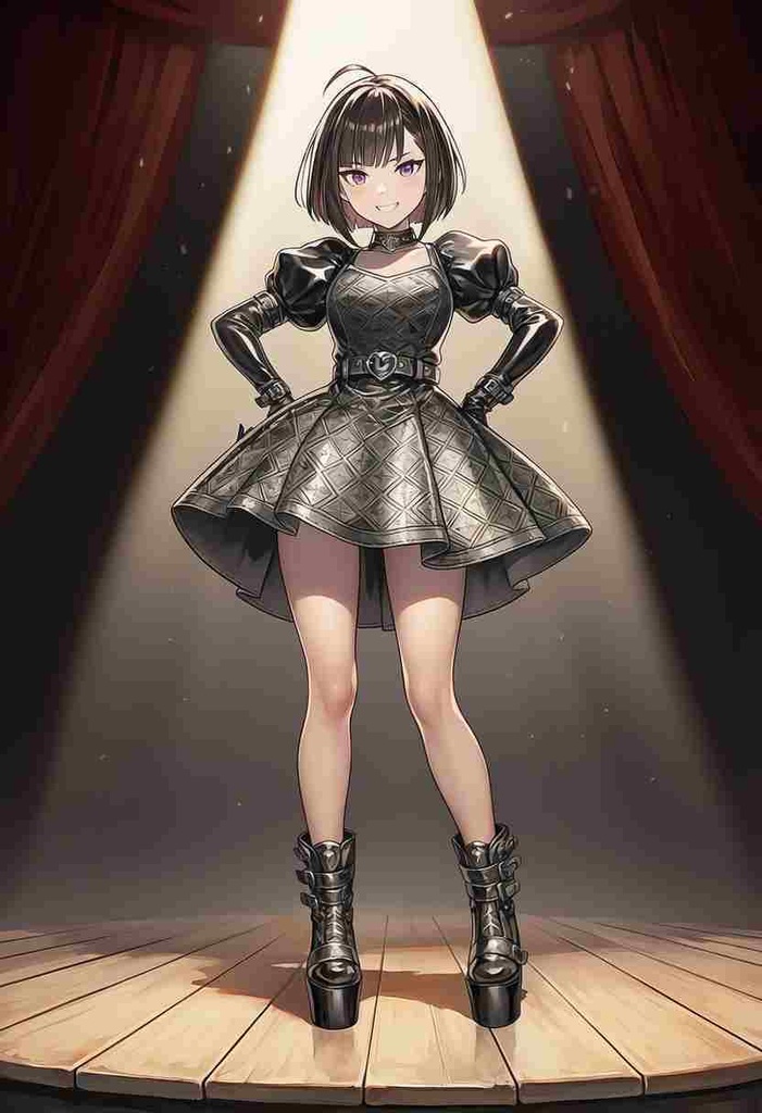 童話調、ファンタジー系 パンクアリス風 × モダン × 美少女アニメフェアリーテイル風パーカー × 虹色パステル × エレガントなチュールスカート