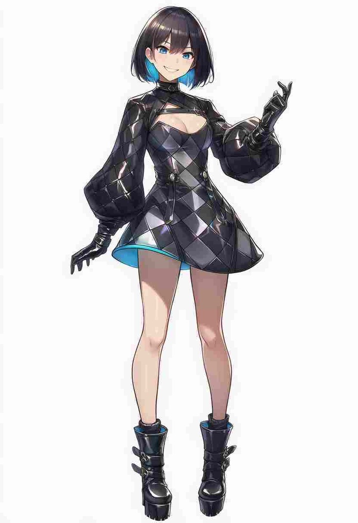 童話調、ファンタジー系 パンクアリス風 × モダン × 美少女アニメフェアリーテイル風パーカー × 虹色パステル × エレガントなチュールスカート