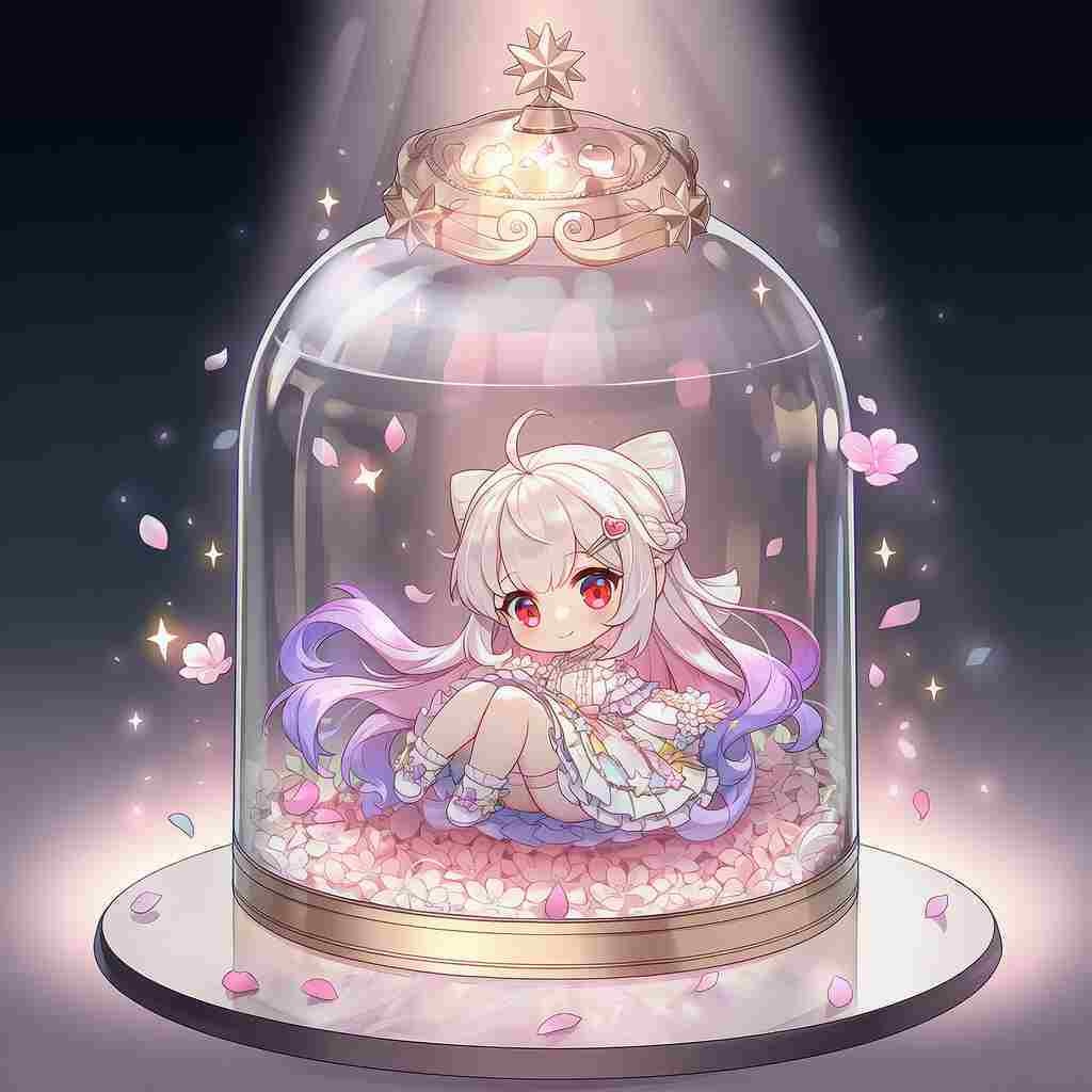 【DL販売】ケース入り ちびキャラ イラストデータ