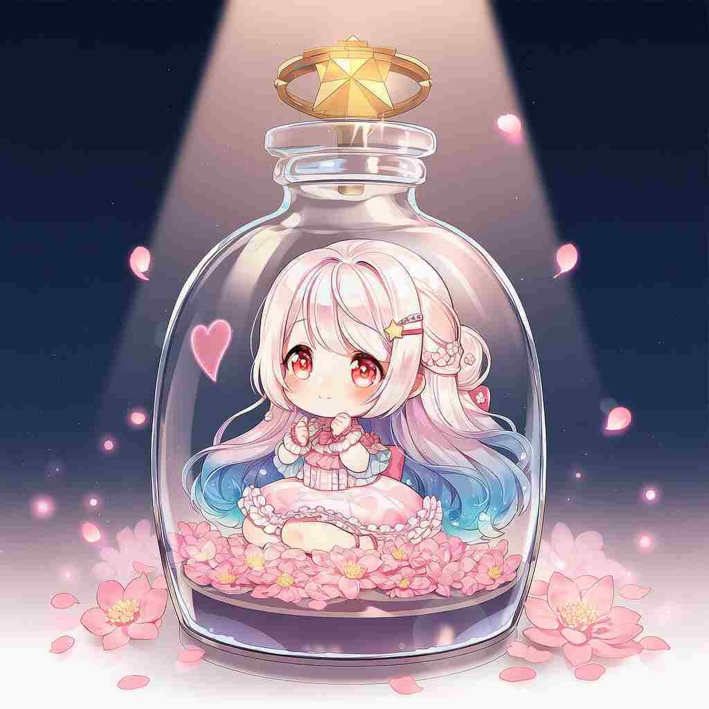 【DL販売】ケース入り ちびキャラ イラストデータ