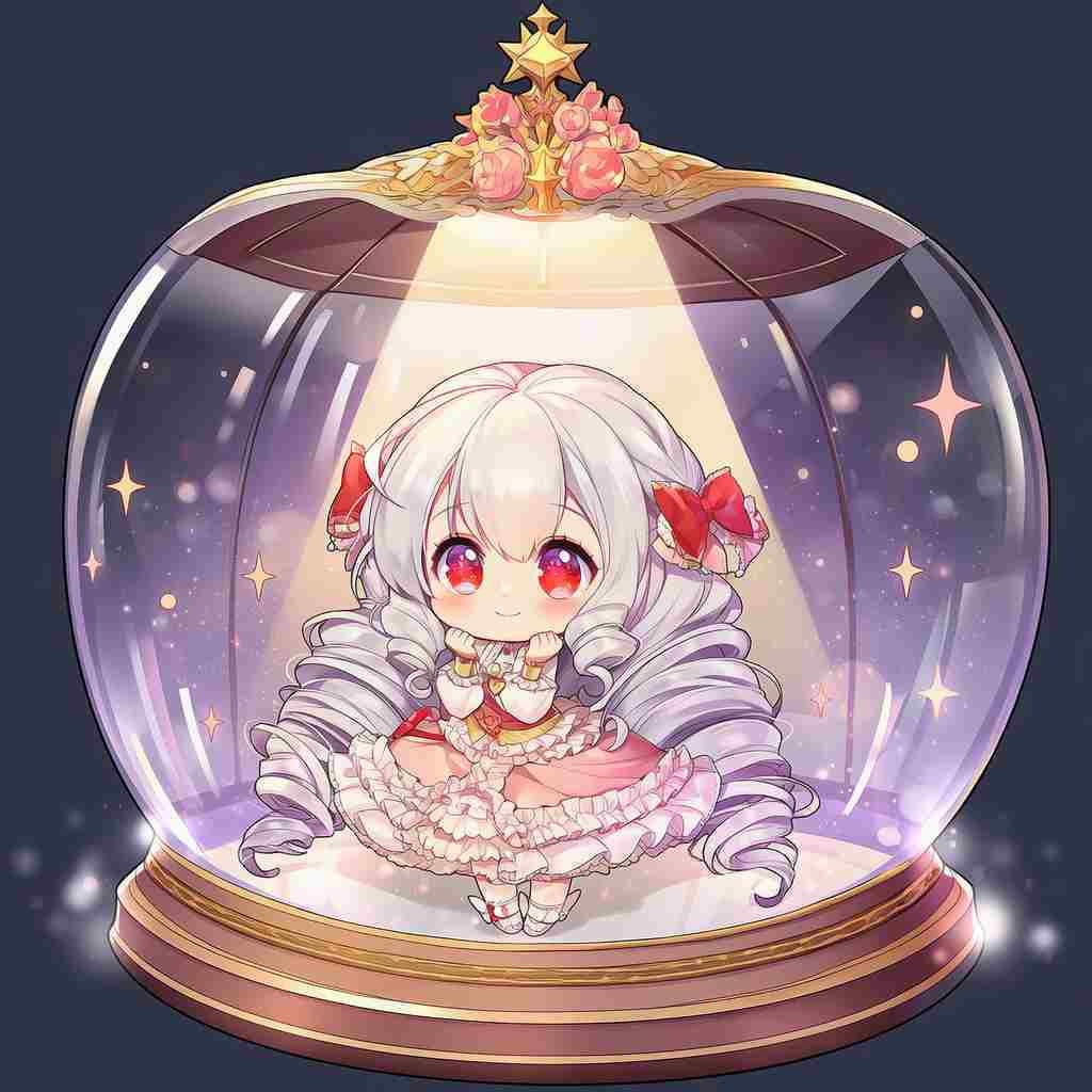 【DL販売】ケース入り ちびキャラ イラストデータ