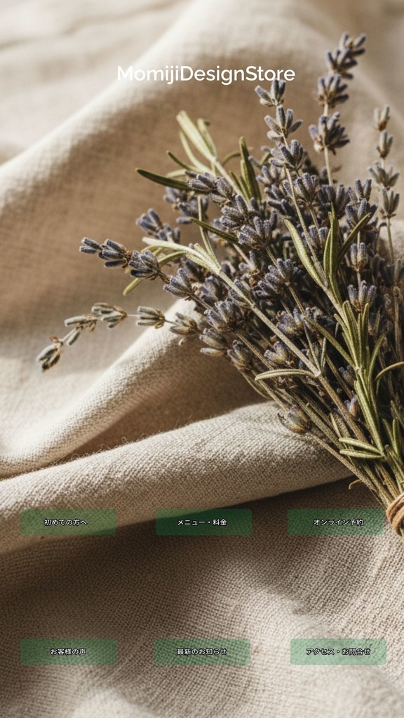 【Canvaテンプレ】スマホLP/リッチメニュー風トップ画面 6ボタン|背景20枚付き(9:16)