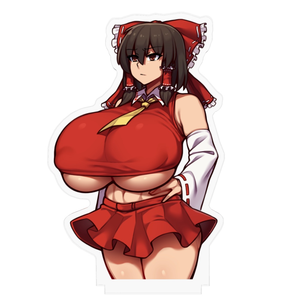 豊満印のアクスタ/やさぐ霊夢(爆乳)