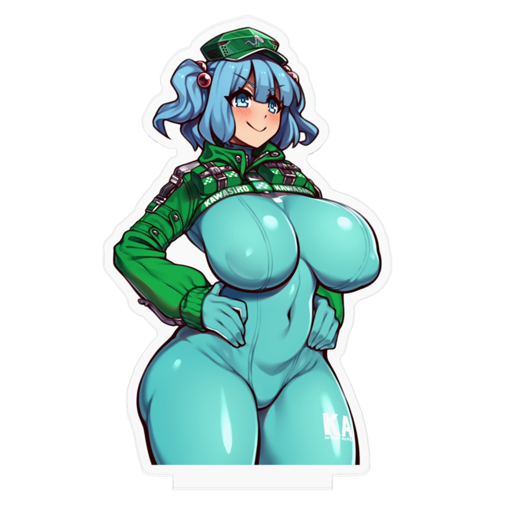 豊満印のアクスタ/ぴっちりにとり(巨乳)