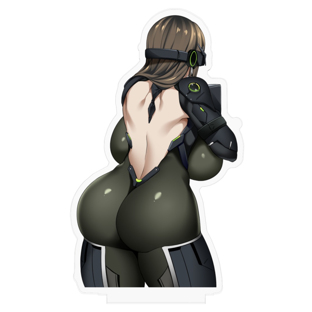 豊満印のアクスタ/量産型ニケちゃん(背中)