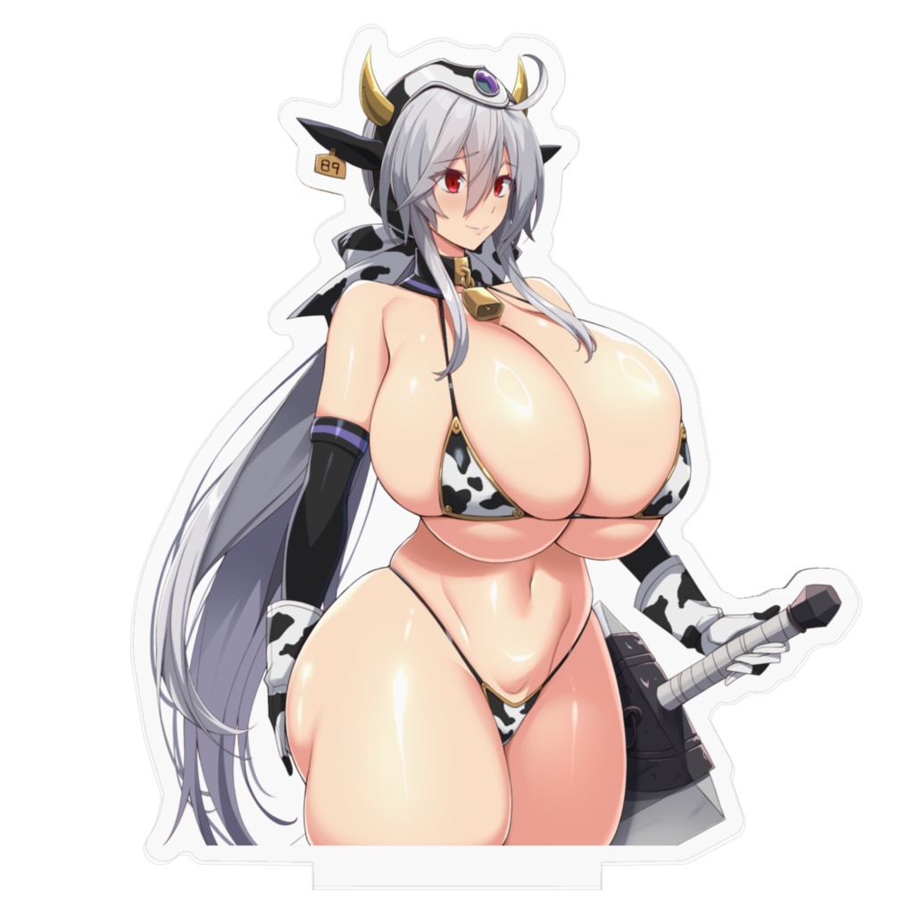 豊満印のアクスタ/弱音ハク(牛飼い戦士)