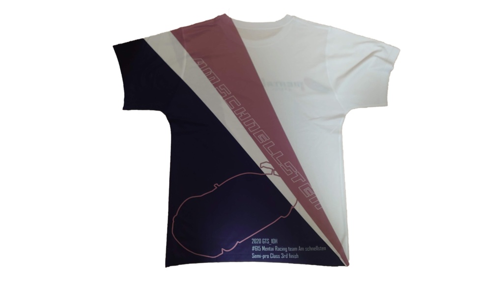 #615 2020 GTS_10H team Am Schnellsten 記念Tシャツ【めんたいレーシング×水無月一護】