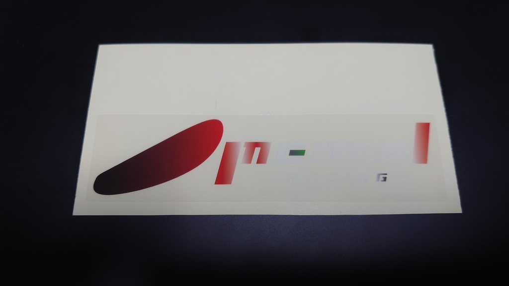 めんたいレーシング ステッカー