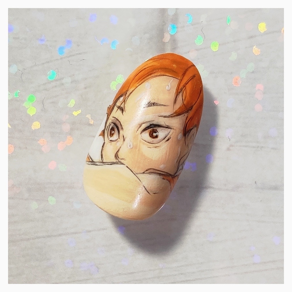 【現品】痛ネイルチップ  ハイキュー！！ 日向翔陽 