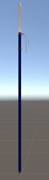 ローポリ槍モデル(練習作品/UnityPackage/Prefab)