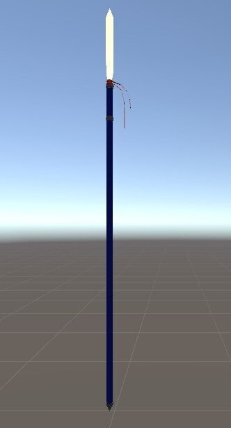 ローポリ槍モデル（練習作品/UnityPackage/Prefab）