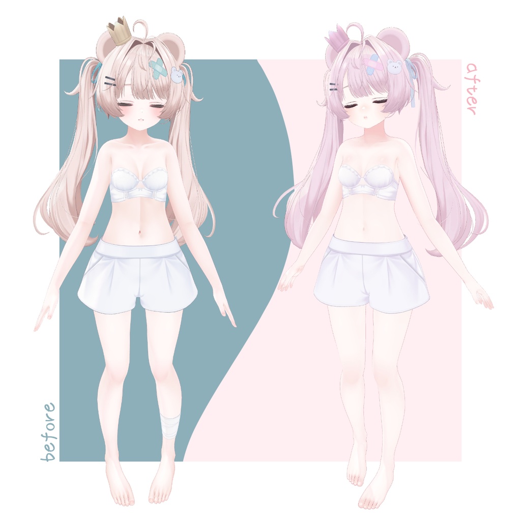 【ミルフィ専用】めろみアイ+メイクテクスチャ【12color】