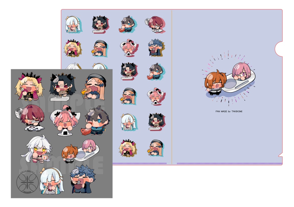 クリアファイル+シールセット