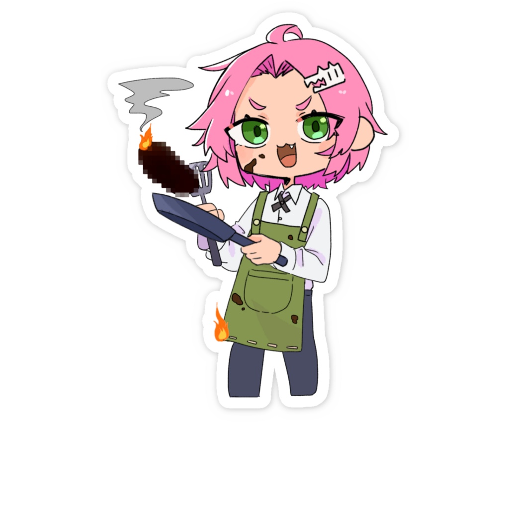 萌ヶ海モエ(カフェ店員ver)ステッカー