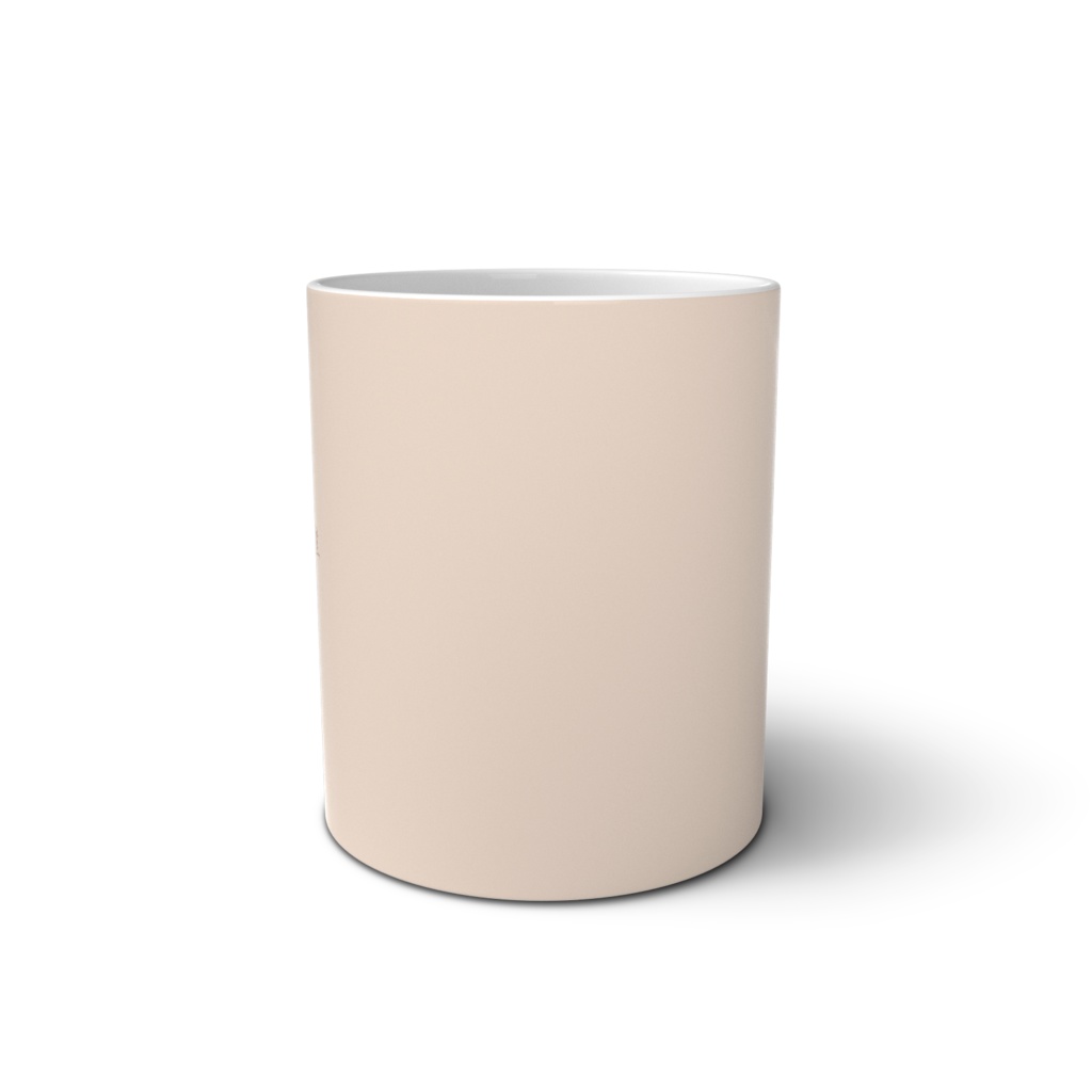 たぬきといっしょマグカップBW