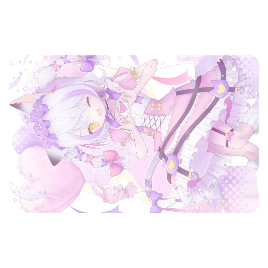 猫紐茉白 ICカードステッカー