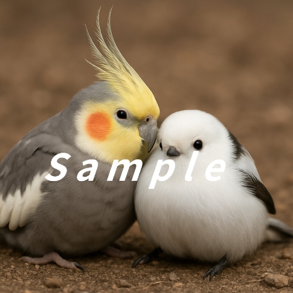 オカメインコ+シマエナガ⑦