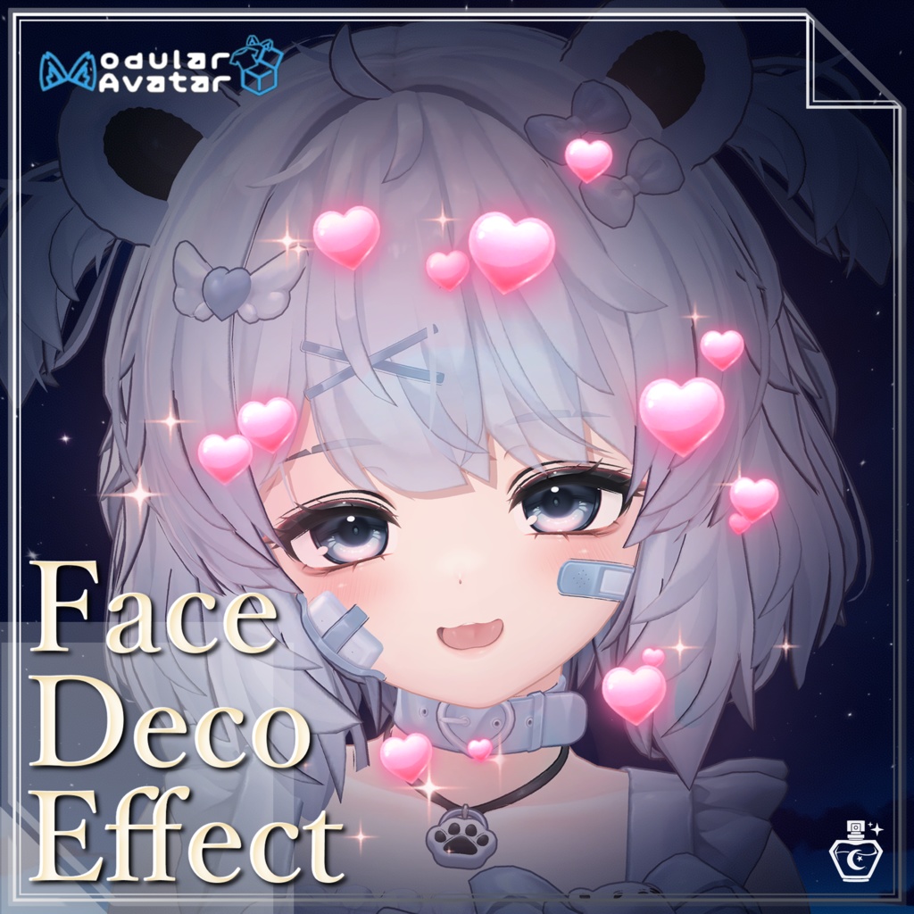 Face Deco Effect 4 Types (VRChat)