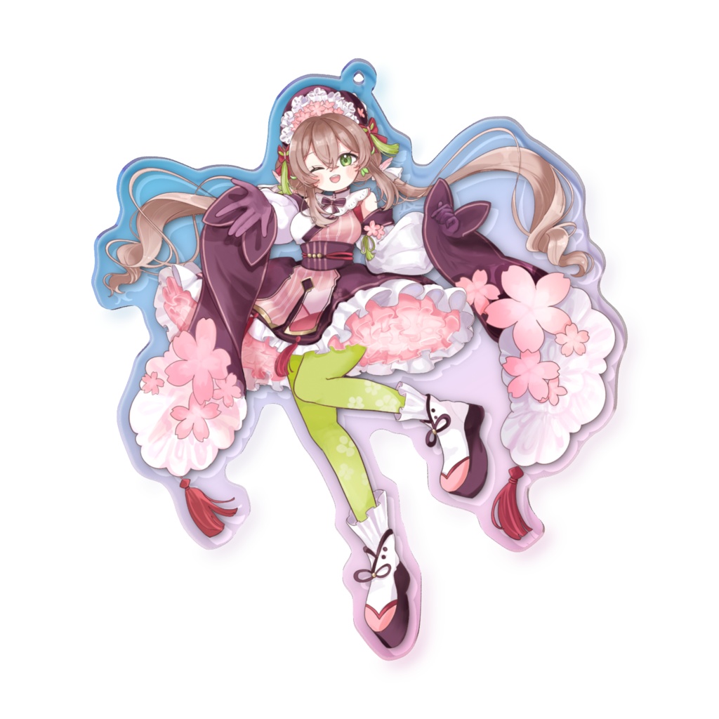 満開ときめきチャージリリース記念オーロラアクキー