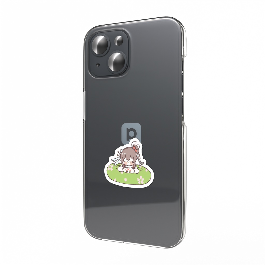 ゆるゆるスマホステッカー_ぷかぷか