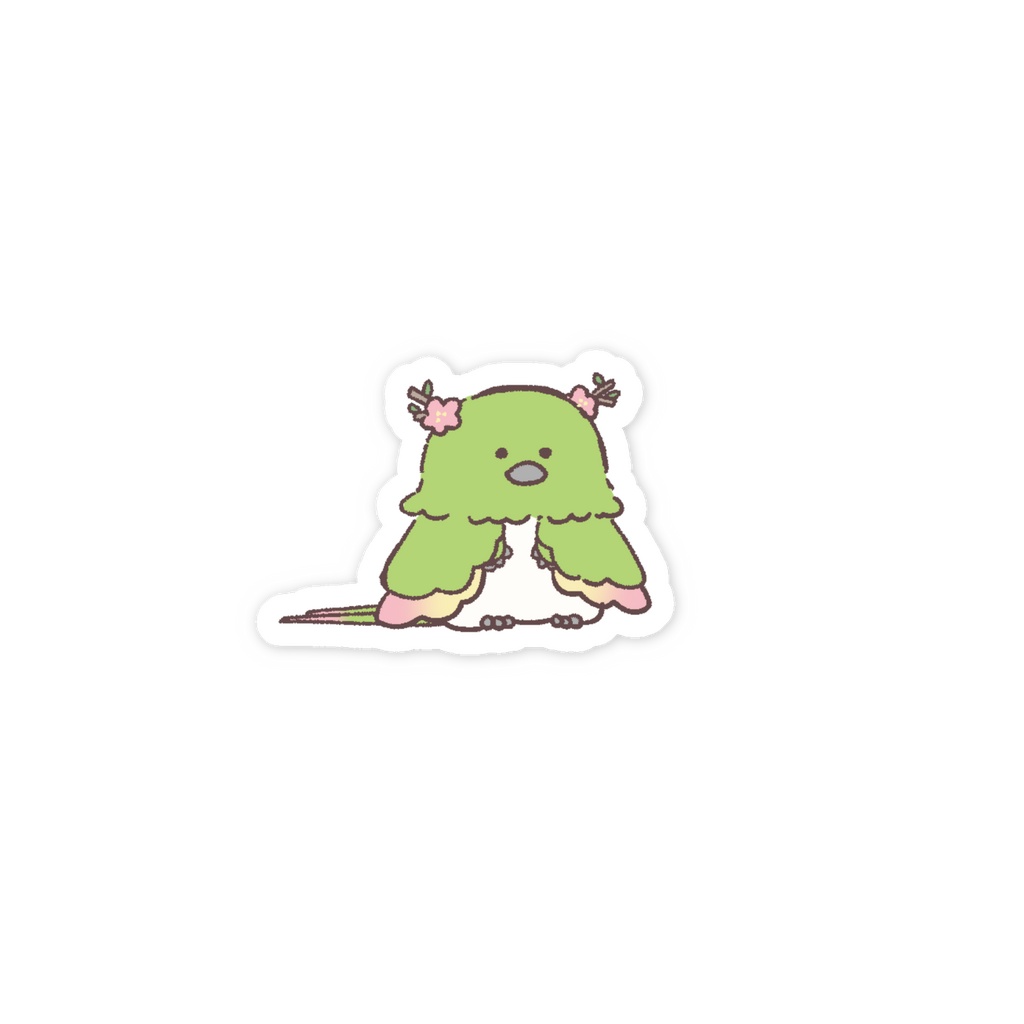 ゆるゆるスマホステッカー_お蜜さん